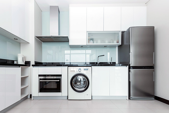 Appliance installation in a London property