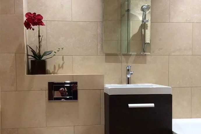 Bathroom fitting in a London property