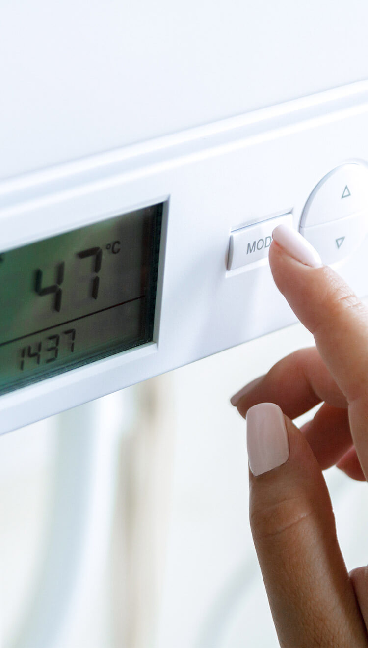 Gas boiler serviced by a true professionals in London Serviced gas boiler in a London property