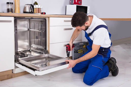 Expert integrated dishwasher installation for your London home Integrated dishwasher installation in a London home